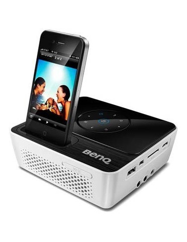 Benq Joybee GP2 videoproiettore Proiettore portatile 200 ANSI lumen DLP WXGA (1280x800) Nero, Bianco