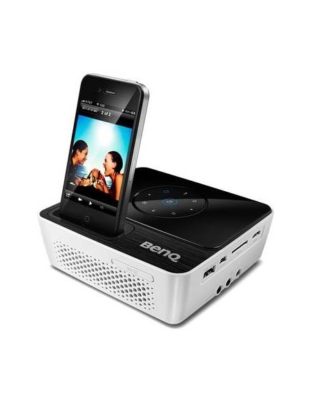 Benq Joybee GP2 videoproiettore Proiettore portatile 200 ANSI lumen DLP WXGA (1280x800) Nero, Bianco