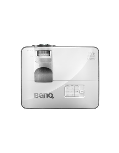 Benq MW820ST videoproiettore Proiettore a corto raggio 3000 ANSI lumen DLP WXGA (1280x800) Compatibilità 3D Nero, Argento