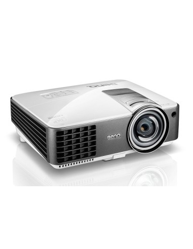 Benq MX819ST videoproiettore Proiettore a corto raggio 3000 ANSI lumen DLP XGA (1024x768) Compatibilità 3D Nero, Argento