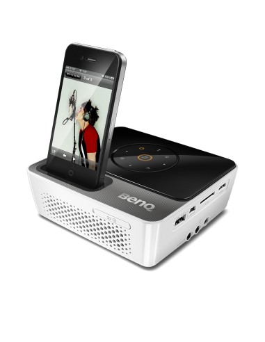 Benq GP3 videoproiettore Proiettore a raggio standard 300 ANSI lumen DLP WXGA (1280x800) Nero, Bianco