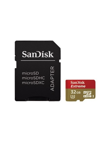 Hama microSDHC Extreme 32GB + SD MiniSDHC UHS Classe 3