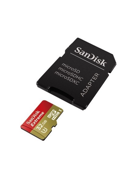 Hama microSDHC Extreme 32GB + SD MiniSDHC UHS Classe 3