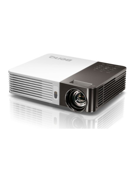 Benq GP10 videoproiettore Proiettore a raggio standard 550 ANSI lumen DLP WXGA (1280x800) Compatibilità 3D Nero, Bianco