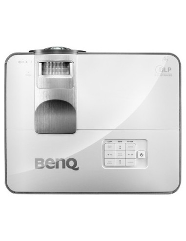 Benq MW817ST videoproiettore Proiettore a corto raggio 3000 ANSI lumen DLP WXGA (1280x800) Compatibilità 3D Argento, Bianco