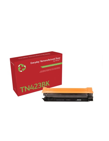 Everyday Rigenerato Toner Nero di Xerox per Brother TN423BK, Alta capacità