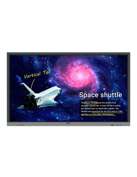 Benq RE6501 Pannello piatto interattivo 165,1 cm (65") LED 400 cd m² 4K Ultra HD Nero Touch screen