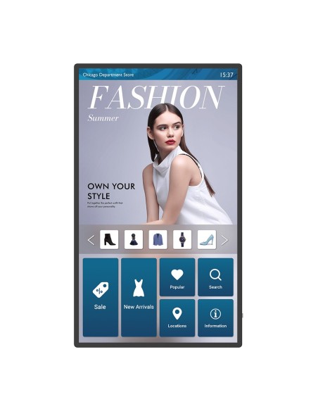 BenQ IL4301 Pannello piatto interattivo 109,2 cm (43") ADS 400 cd m² 4K Ultra HD Nero Touch screen Processore integrato Android