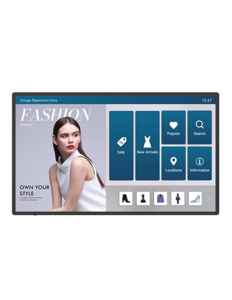 BenQ IL4301 Pannello piatto interattivo 109,2 cm (43") ADS 400 cd m² 4K Ultra HD Nero Touch screen Processore integrato Android