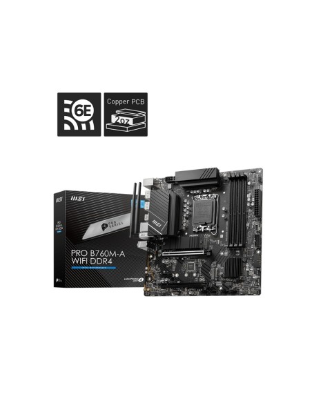 MSI PRO B760M-A WIFI DDR4 scheda madre Intel B760 LGA 1700 micro ATX