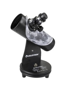 Celestron Firstscope 76 Signature Series Moon by Robert Reeves Rifrattore 15x Nero, Grigio