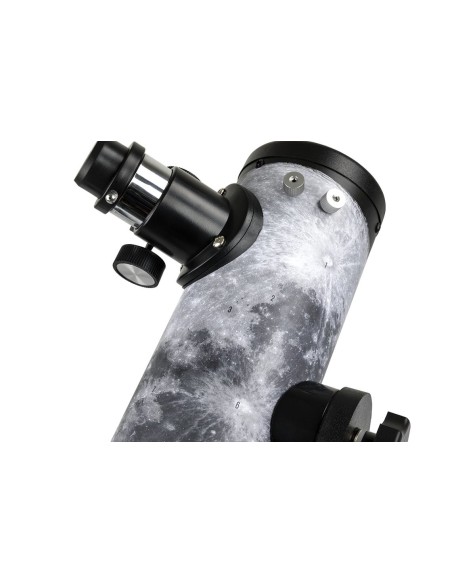 Celestron Firstscope 76 Signature Series Moon by Robert Reeves Rifrattore 15x Nero, Grigio