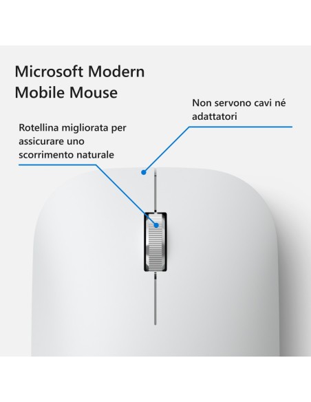 Microsoft Modern Mobile Mouse Ghiaccio