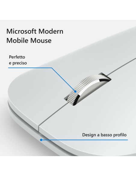 Microsoft Modern Mobile Mouse Ghiaccio