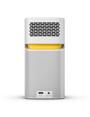 Benq GV1 videoproiettore Proiettore a corto raggio 200 ANSI lumen DLP WVGA (854x480) Argento, Giallo