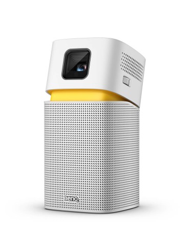 Benq GV1 videoproiettore Proiettore a corto raggio 200 ANSI lumen DLP WVGA (854x480) Argento, Giallo