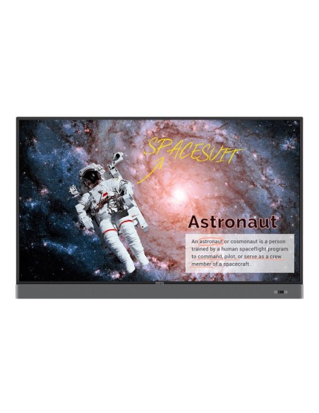 BenQ RM6502K Pannello piatto interattivo 165,1 cm (65") LED 350 cd m² 4K Ultra HD Nero Touch screen