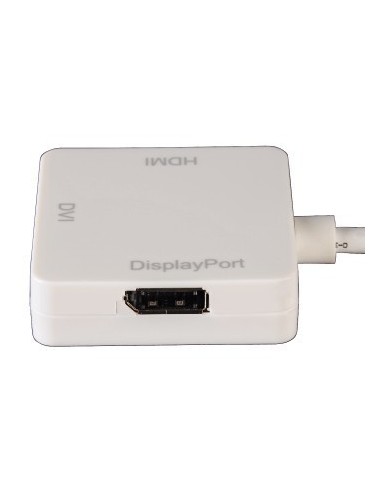 Hama mini DisplayPort - DVI DisplayPort HDMI Bianco