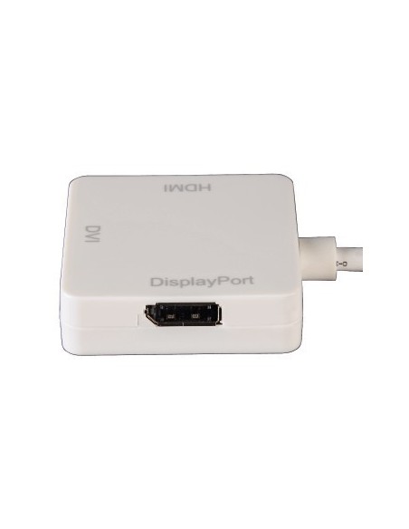 Hama mini DisplayPort - DVI DisplayPort HDMI Bianco
