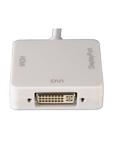 Hama mini DisplayPort - DVI DisplayPort HDMI Bianco