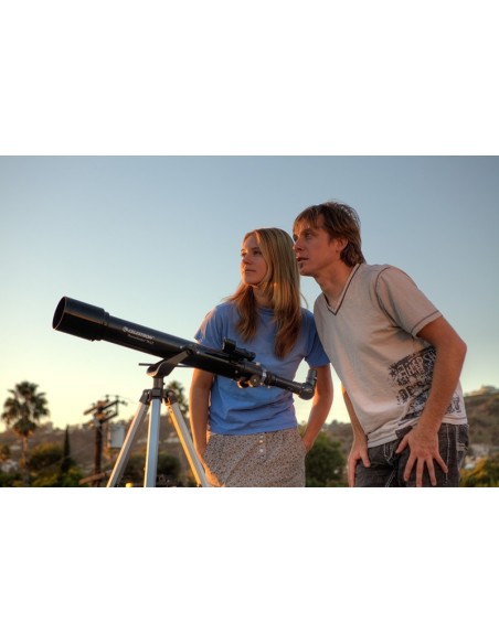 Celestron PowerSeeker 70AZ Rifrattore 175x Nero