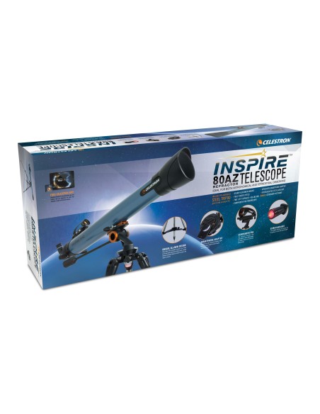Celestron Inspire 80AZ Rifrattore 189x Blu
