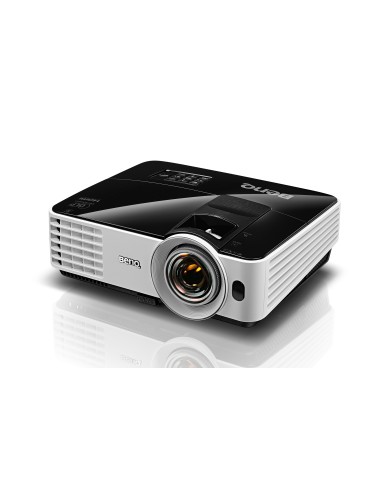 BenQ MX631ST videoproiettore Proiettore a corto raggio 3200 ANSI lumen DLP XGA (1024x768) Compatibilità 3D Nero, Bianco