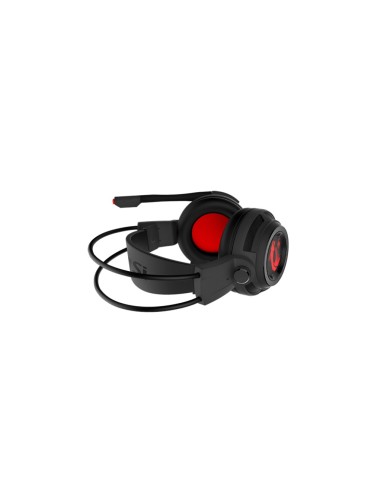MSI DS502 GAMING HEADSET cuffia e auricolare Cablato A Padiglione Giocare Nero, Rosso