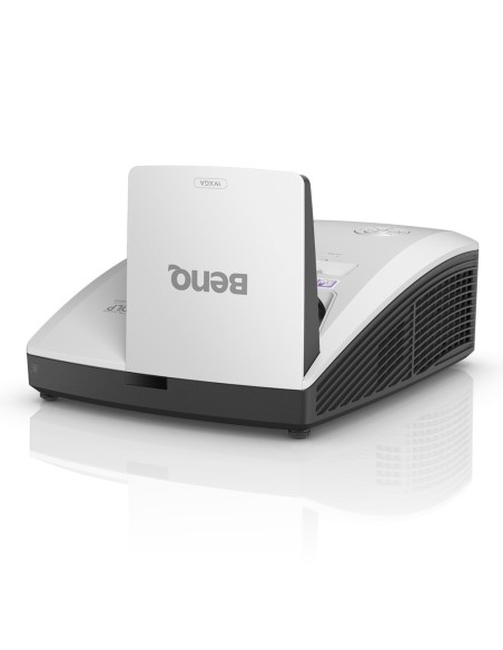 BenQ MW855UST+ videoproiettore Proiettore a raggio ultra corto 3500 ANSI lumen DLP WXGA (1280x800) Compatibilità 3D Nero, Bianco