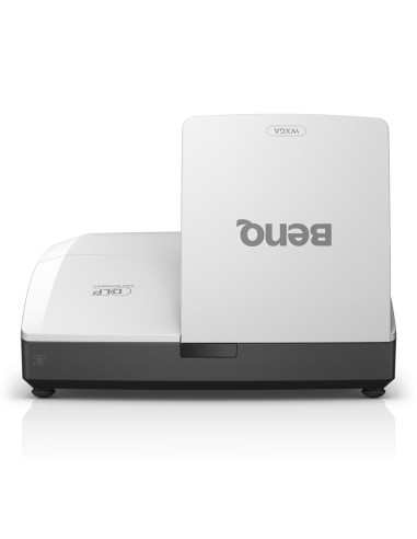BenQ MW855UST+ videoproiettore Proiettore a raggio ultra corto 3500 ANSI lumen DLP WXGA (1280x800) Compatibilità 3D Nero, Bianco
