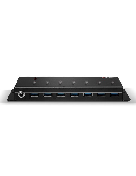 Lindy 43128 hub di interfaccia 5000 Mbit s Nero