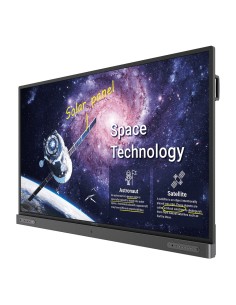 BenQ RP7502 Pannello piatto interattivo 190,5 cm (75") LED 450 cd m² 4K Ultra HD Nero Touch screen Processore integrato Android 2