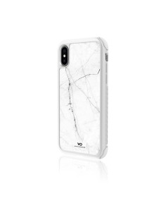 Hama Tough Marble custodia per cellulare 14,7 cm (5.8") Cover Nero, Bianco