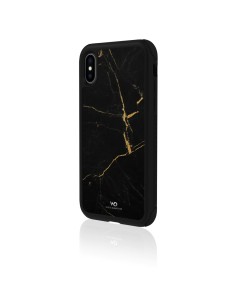 Hama Tough Marble custodia per cellulare 14,7 cm (5.8") Cover Nero, Oro