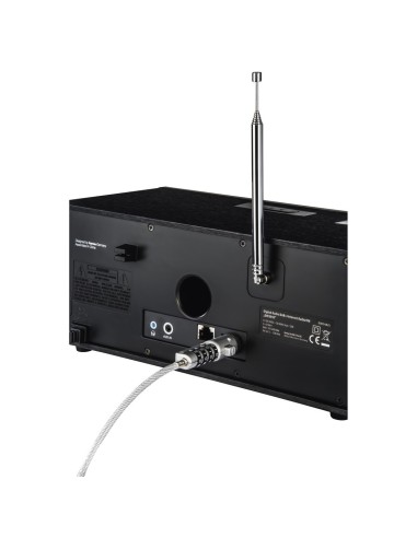 Hama 00054117 cavo di sicurezza Argento, Trasparente 1,8 m