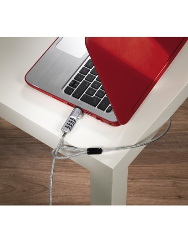 Hama 00054117 cavo di sicurezza Argento, Trasparente 1,8 m