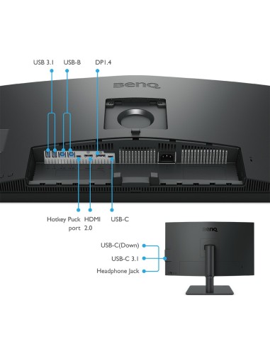 BenQ PD2705U 68,6 cm (27") 3840 x 2160 Pixel 4K Ultra HD LED Nero
