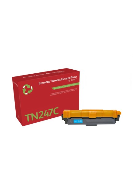 Everyday Rigenerato Toner Ciano di Xerox per Brother TN247C, Alta capacità