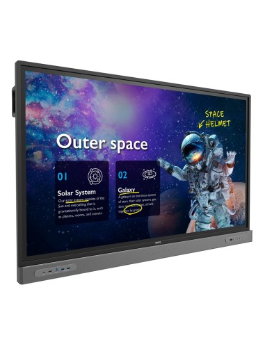 Benq RM6503 lavagna interattiva 165,1 cm (65") 3840 x 2160 Pixel Touch screen Nero, Grigio