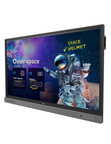 Benq RM6503 lavagna interattiva 165,1 cm (65") 3840 x 2160 Pixel Touch screen Nero, Grigio