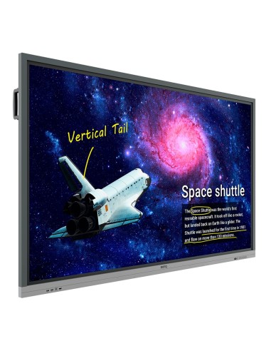 BenQ RE7501 Pannello piatto interattivo 190,5 cm (75") LED 550 cd m² 4K Ultra HD Nero Touch screen Processore integrato Android