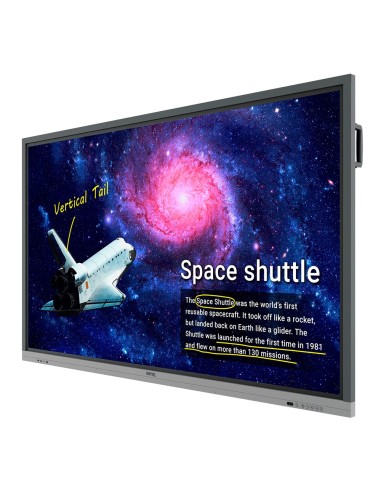 BenQ RE7501 Pannello piatto interattivo 190,5 cm (75") LED 550 cd m² 4K Ultra HD Nero Touch screen Processore integrato Android
