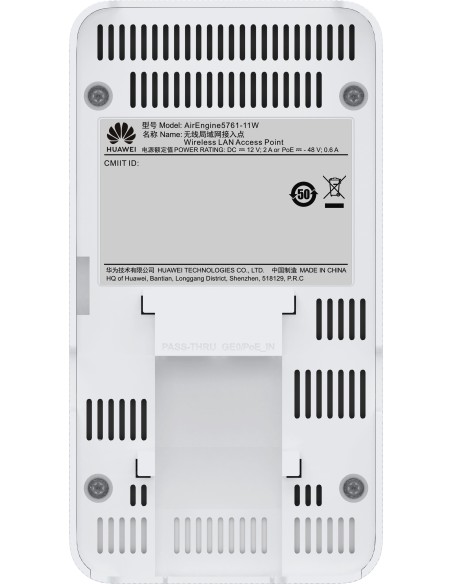 Huawei AirEngine 5761-11W 1775 Mbit s Bianco Supporto Power over Ethernet (PoE)