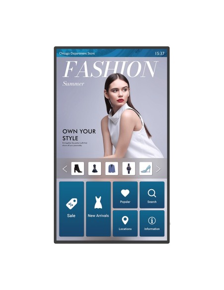 BenQ IL5501 Pannello piatto per segnaletica digitale 139,7 cm (55") IPS 400 cd m² 4K Ultra HD Nero Touch screen Processore