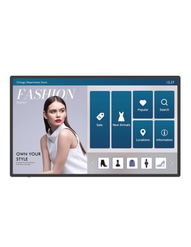 BenQ IL4301 Pannello piatto interattivo 109,2 cm (43") ADS 400 cd m² 4K Ultra HD Nero Touch screen Processore integrato Android