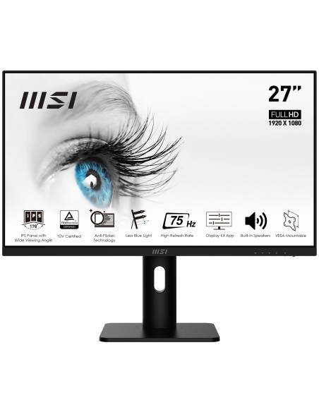 MSI Pro MP273P Monitor PC 68,6 cm (27") 1920 x 1080 Pixel Full HD LED Nero
