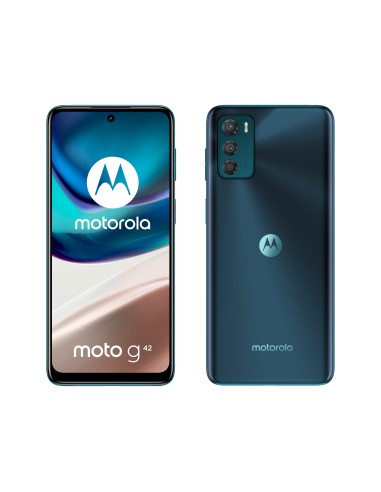 Motorola Moto G moto g42 (Tripla fotocamera 50 MP, display OLED FHD+, batteria 5000 mAh, 6 128GB espandibile, Dual SIM, Android