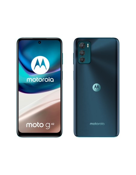 Motorola Moto G moto g42 (Tripla fotocamera 50 MP, display OLED FHD+, batteria 5000 mAh, 6 128GB espandibile, Dual SIM, Android