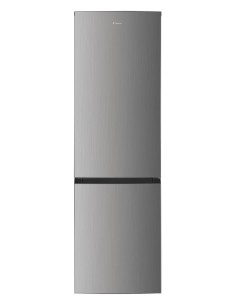 Candy CCH1T518EX frigorifero con congelatore Libera installazione 253 L E Platino, Acciaio inossidabile