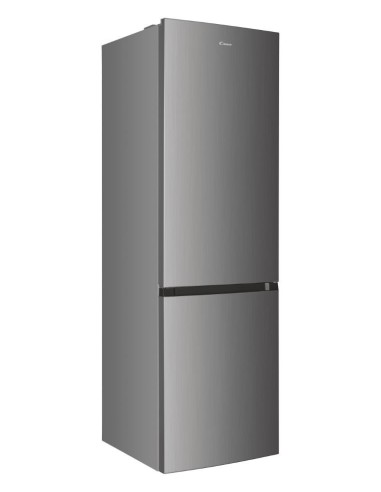 Candy CCH1T518EX frigorifero con congelatore Libera installazione 253 L E Platino, Acciaio inossidabile